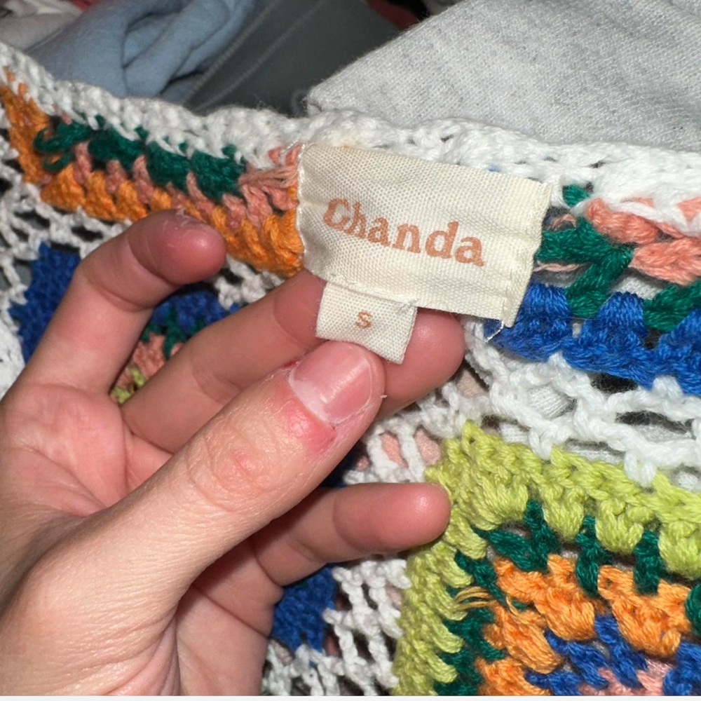 Colorful Crochet Sweater - Picture 4 of 4